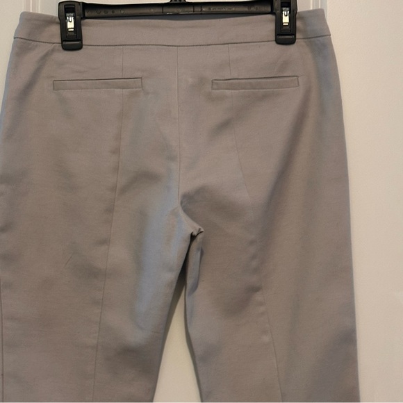 Audrey & Celine Womens Beige Straight-Leg Pants Size 6 Cotton Blend - Picture 5 of 6